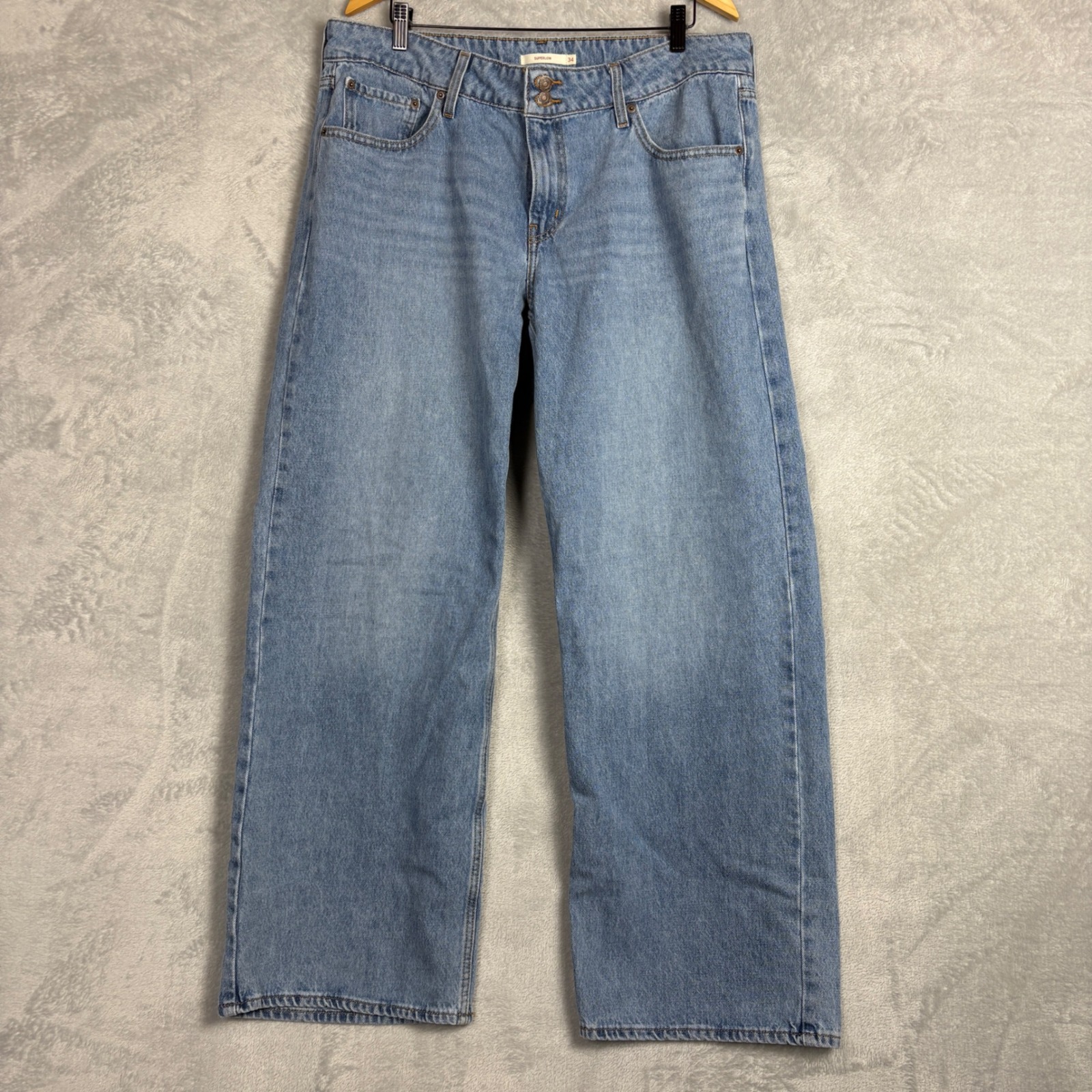 Levi's Classic Blue Wide Leg Jeans